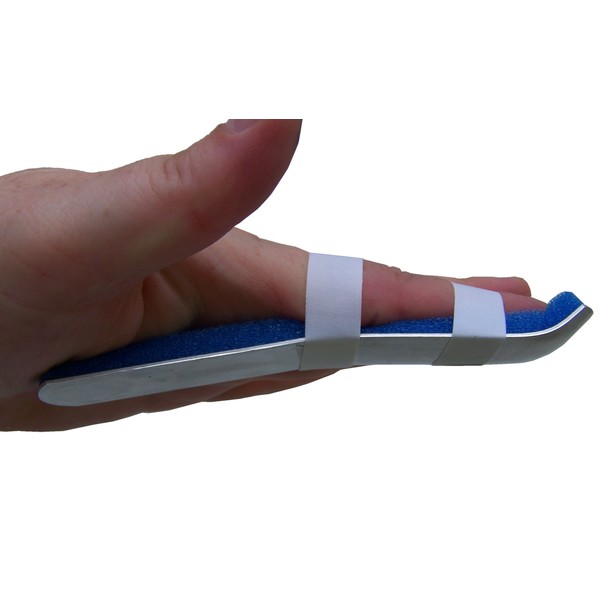 Alpha Medical Gutter Finger Splint Brace for Jammed & Injured