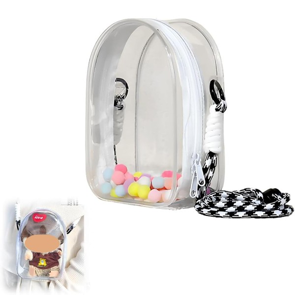 Transparent Case for Doll, Doll Protective Case, Plush Toys Bag
