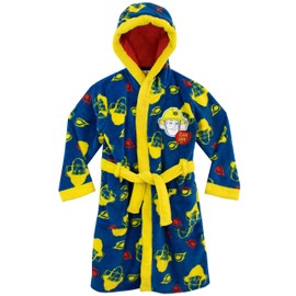 Fireman Sam Boys Dressing Gown Blue Age 6 to 7 Years