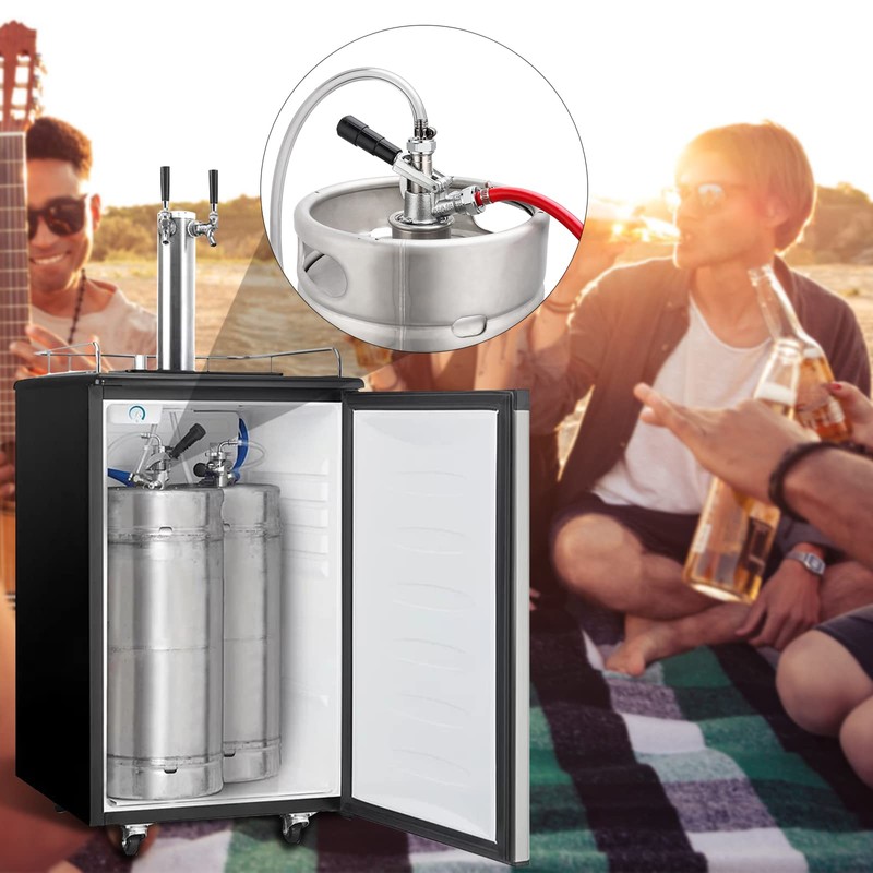 Hgkeke All 304 Stainless Steel Sankey Keg Coupler D System
