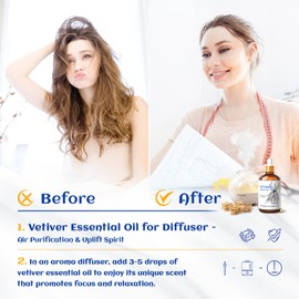 HIQILI Vetiver Essential Oil 100ML