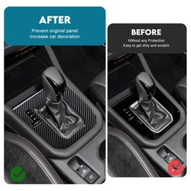 INTGET Gear Panel Cover for 2025 Subaru Forester Accessories Carbon Fiber Center Console Interior Accessories for 2025 Forester Premium/Sport/Wilderness/Limited/Touring