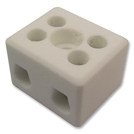 Ceramic Block 2 Pole 57A | Terminal Blocks Standard CONNECTORS, 1 X Qty - CHTB10/2N