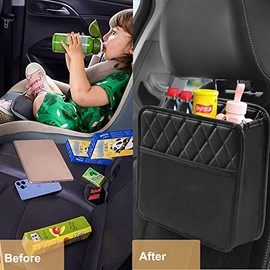 Organizadores y almacenamiento de asiento trasero de coche, organizador de asiento para asiento trasero, organizador de asiento delantero y trasero...