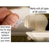 CyberSunrise Radiator Bleed Key - Radiator Valve Clock Key for