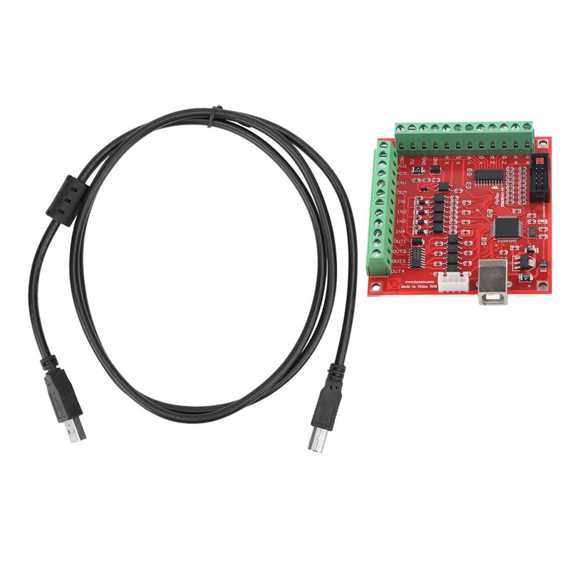 CNC USB MACH3 100Khz Red Break Out Board Support Stepper