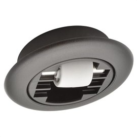 Wagner 01707301 Soft Swivel Castor / Countersunk Roller - Diameter 15 mm, Black Plastic Housing Diameter 55/40 x 11/8 mm, Metal Pin, Load Capacity 50 kg - Made in Germany