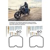 Motorcycle Carburetor Repair Gaskets Spring Kit Replacement for Vulcan 500