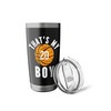 That's My Boy Basketball Number #20 Stainless Steel Insulated Tumbler