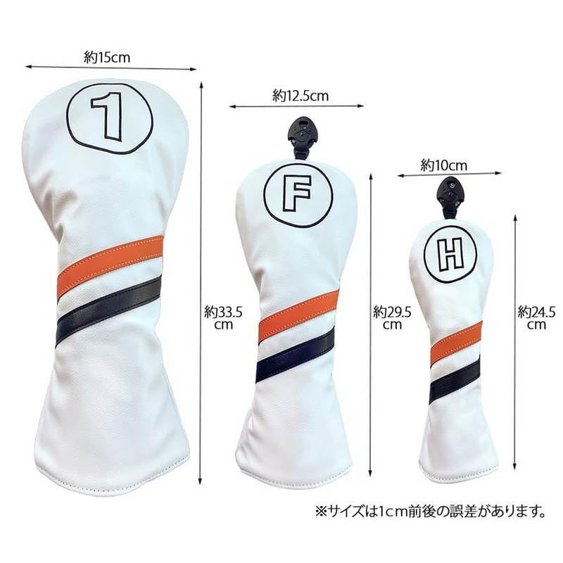 Golf Headcovers Utility Fairway Wood Driver 460cc 440cc FW UT