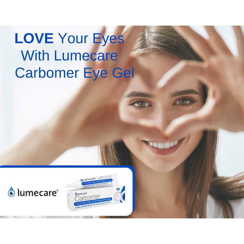 Lumecare Carbomer Cooling and Soothing Eye Gel for Dry Eyes.