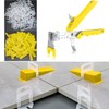 1/8”Tile Leveling System Kit, 600pcs Tile Leveler Spacers Clips+150pcs Reusable