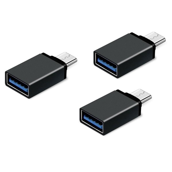 Pencilupnose USB C Adapter (3 Pack) USB C to USB