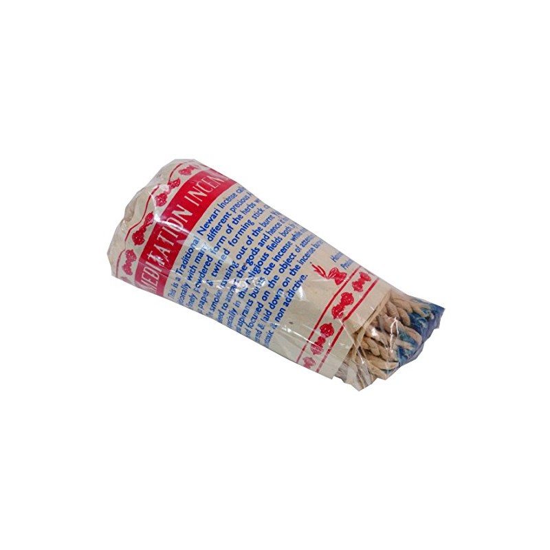 GURU SHOP Vajra Meditation Incense Strings White Incense Sticks from