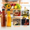 TOEKSIX 35 Pack 5 oz Glass Hot Sauce Bottles with