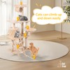 Heemab Multi-Level Cat Climbing Frame with Perches and Hammocks -