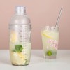 Cedilis 4 Pack Plastic Shaker Cocktail, 700cc / 24 oz