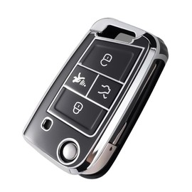 Tautrophen Key Fob Cover for Volkswagen 2015-2024 Tiguan Golf GTI Altas Jetta Taos
