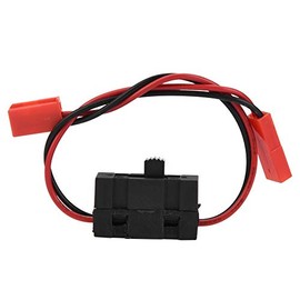 Keenso Rc Receiver Switch, Nitro Electric RC Car RX Receiver Switch On/off with JST Connector for HSP 1/10 1/8 Truck Rc Receiver Controlled on off Switch