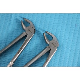 Set of 2 German Grade Dental Surgery Tooth EXTRACTING Extraction Forceps MD3 MD4