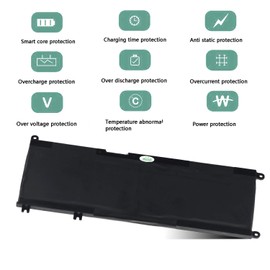 ROLADA 33YDH Battery Compatible with Dell 15.2V 56Wh (≈3680mAh) 4-Cell – Compatible with Inspiron 15/17, G3/G5/G7, Latitude 3000 Series, Vostro 15