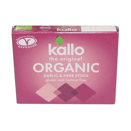 Kallo | Garlic & Herb Stock Cubes | 5 x 66g