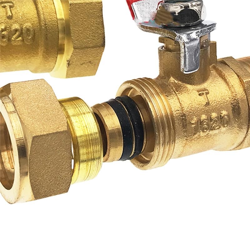 Brass Lever Ball Valve with Portable Handle Isolation Valve Compression