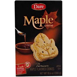 Dare Foods Maple Leaf Creme Filled Cookie, 10.2 Ounce - 12 per case.