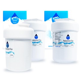 3-Pack Replacement for General Electric CFSP5RKBCSS Refrigerator Water Filter - Compatible with General Electric MWF, MWFP Fridge Water Filter Cartridge