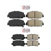Front & Rear Ceramic Brake Pads Replacement Parts For Acura
