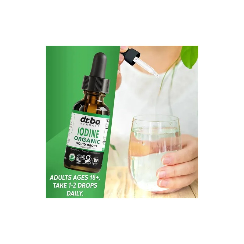 Dr. Bo Gotas De Yodo 1 Oz, Orgánico