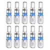 sourcing map 10pcs Hex Screwdriver Bit H4 1/4" Hex Shank
