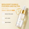 Shefave 24K Gold Snail Serum, Schneckensekretfiltrat Gesichtsserum, Anti-aging Serum für