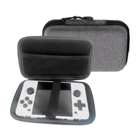 NOLOWY Hard EVA Storage Bag for Powkiddy RGB30 Game Console, Portable Travel Carry Bag, Wear-resistant Organizer