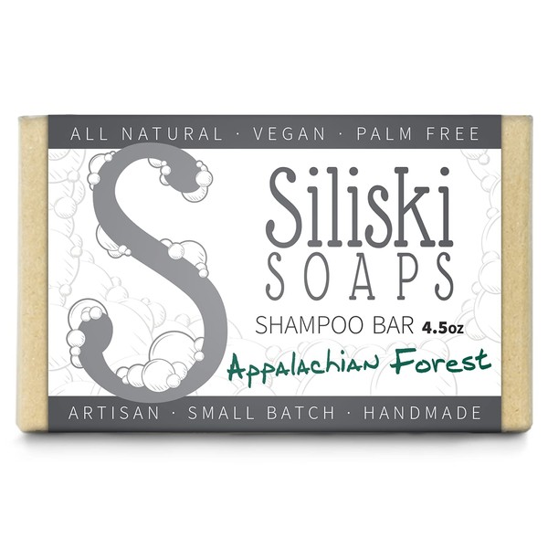 Simple Skincare by Siliski Soaps Shampoo Bar, All Natural, Vegan
