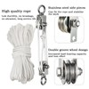 Hoist Pulley System Heavy Duty Stainless Steel, Snatch Swivel Block