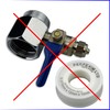 T-Adapter 3/8 Female x 3/8 Male Thread x 3/8 Male