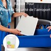 MORICOH Kulturbeutel, transparent, mit Reiseflaschen, 14-teiliges Set (100 ml) und