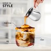 EHOMEA2Z Stainless Steel Bell Creamer Espresso Shot Frothing Pitcher Cup