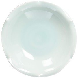 Nishiki Pottery Hasami Ware 11440 Cyan Round Confectionery Pot (with Gift Box)