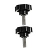 BESTYASH Patio Swing Canopy Frame Fixing Screws 2pcs Hexagonal Plum