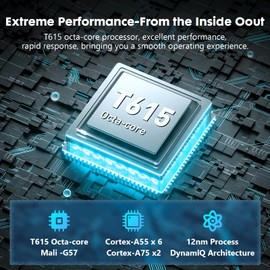 Aobante 10 Inch Tablet, Android 15 with 24GB RAM + 128GB ROM (1TB Expandable), Octa-Core, 1280x800 IPS HD Touchscreen, 5MP+8MP Dual Camera, 6000mAh, Tablet with Keyboard, Mouse, Widevine L1(Blue)