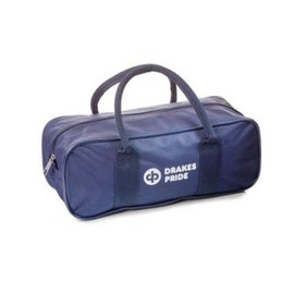 Drakes Pride CROWN GREEN/FLAT GREEN 2 BOWL & JACK ZIPPED BAG** (NAVY)