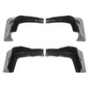 cciyu Qty(4) ABS Mud Flaps Custom Splash Guards Replacement Fit