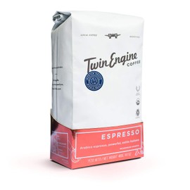 Twin Engine Coffee ESPRESSO - Espresso Roast, Whole Bean, Nicaraguan Coffee, 400g 14.1oz | Rich Specialty Grade Coffee packaged at the source | Nicaragua's Coffee