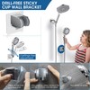 7.5" Dual Rotatable Shower Head with Handheld Combo, 9 Spray