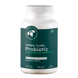 Mountain Meadow Herbs Herbal Flora Probiotics and Prebiotics: Soil-Based probiotic -120 Capsules