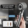 Iopsk Fitered Shower Head with Handheld for Hard Water, High