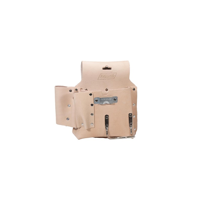 WAL-BOARD TOOLS Tool Pouch - Right-Handed, Heavy-Duty Leather Construction, 016-001
