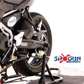 Shogun Kawasaki Ninja 650 Z650 Z 650 2017 2018 2019 2020 2021 2022 Swingarm Spools - Sliders - Black - 701-0749 - MADE IN THE USA